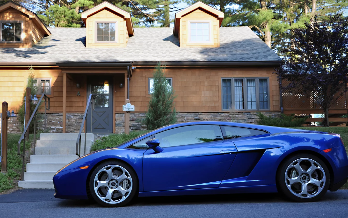 lamborghini, дом, диски, синяя, галардо, ламборджини