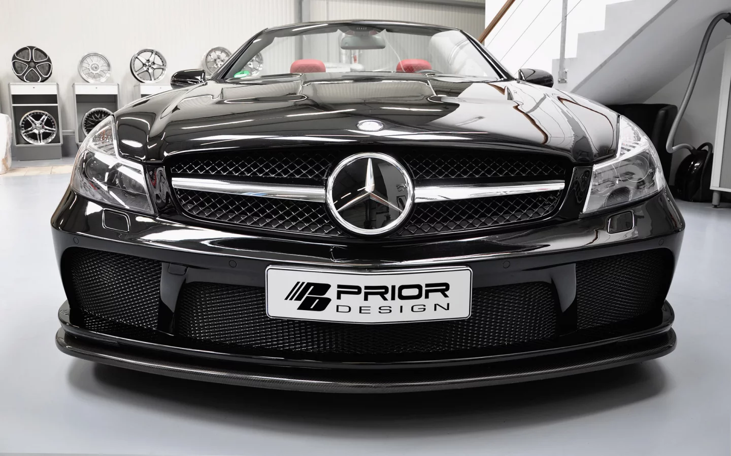 1920x1200, машина, car, mercedes-benz sl r230 black edition, prior design, tuning