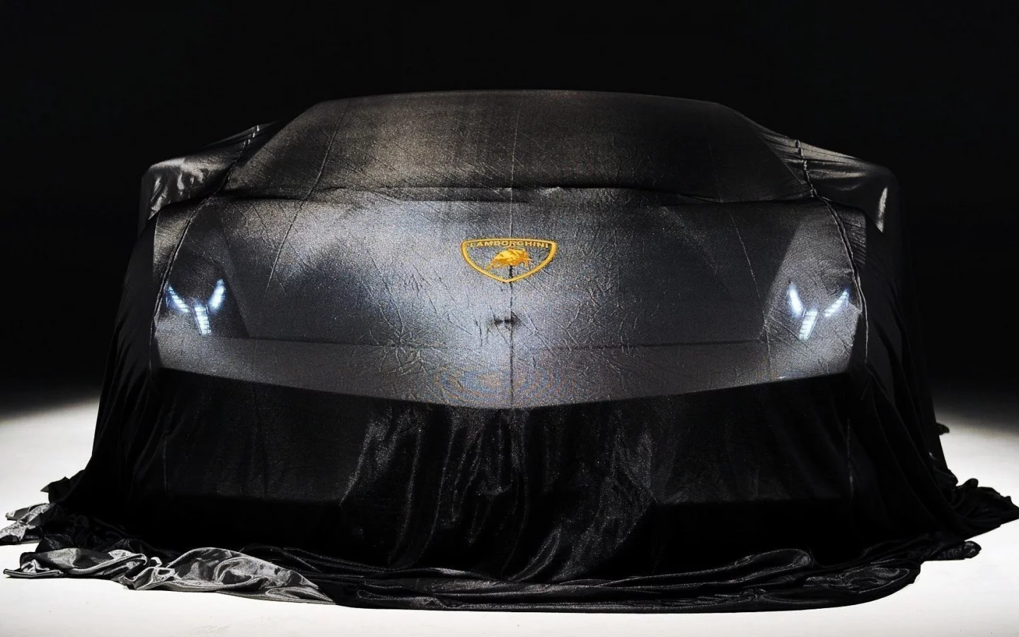 фары, под тканью, lamborghini