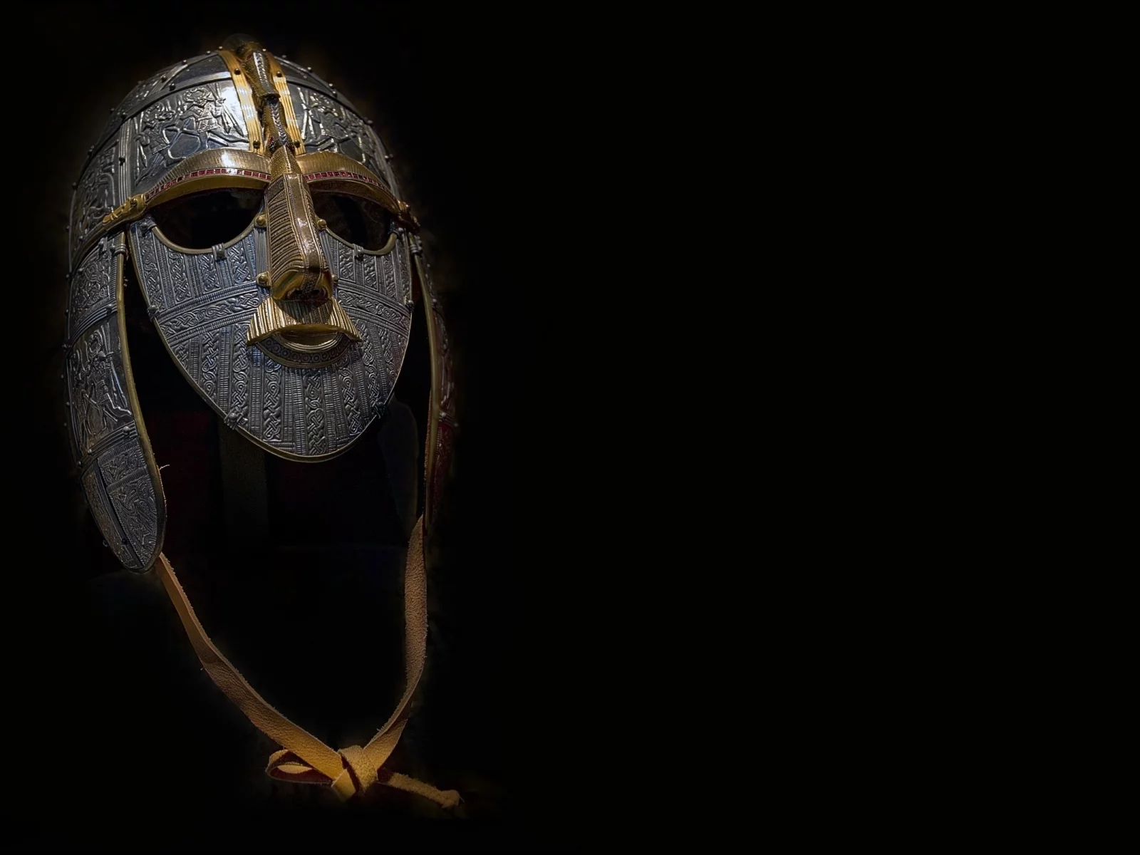 маска, железо, sutton hoo, шлем, чеканка, саттон-ху