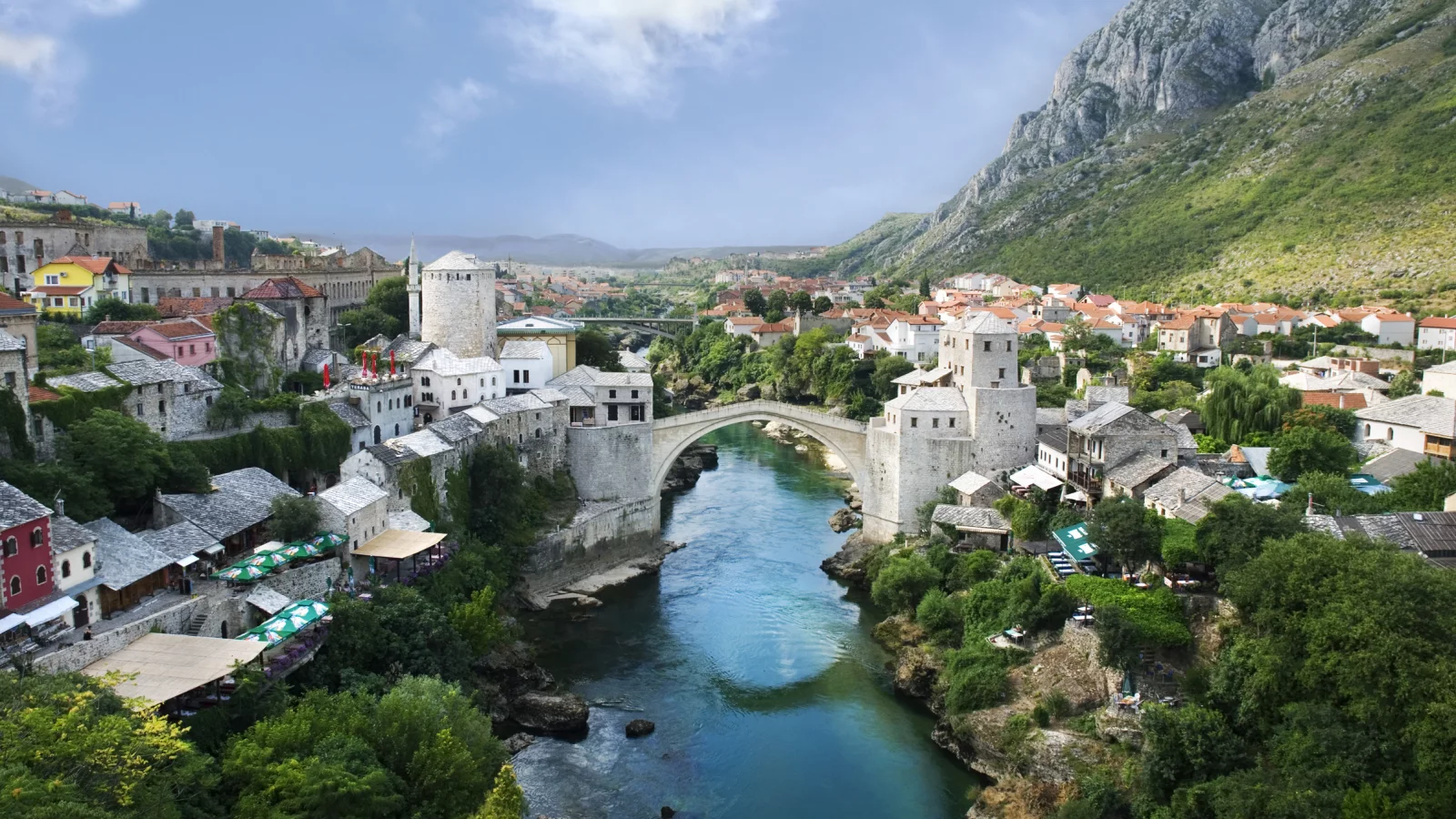 mostar, река, мост, мостар