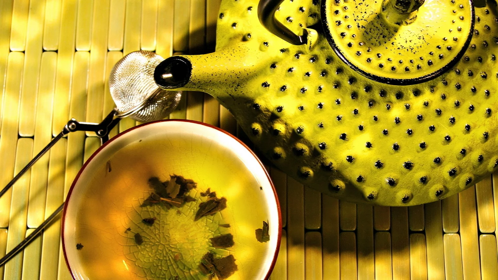 чайник, exotic tea, желтый