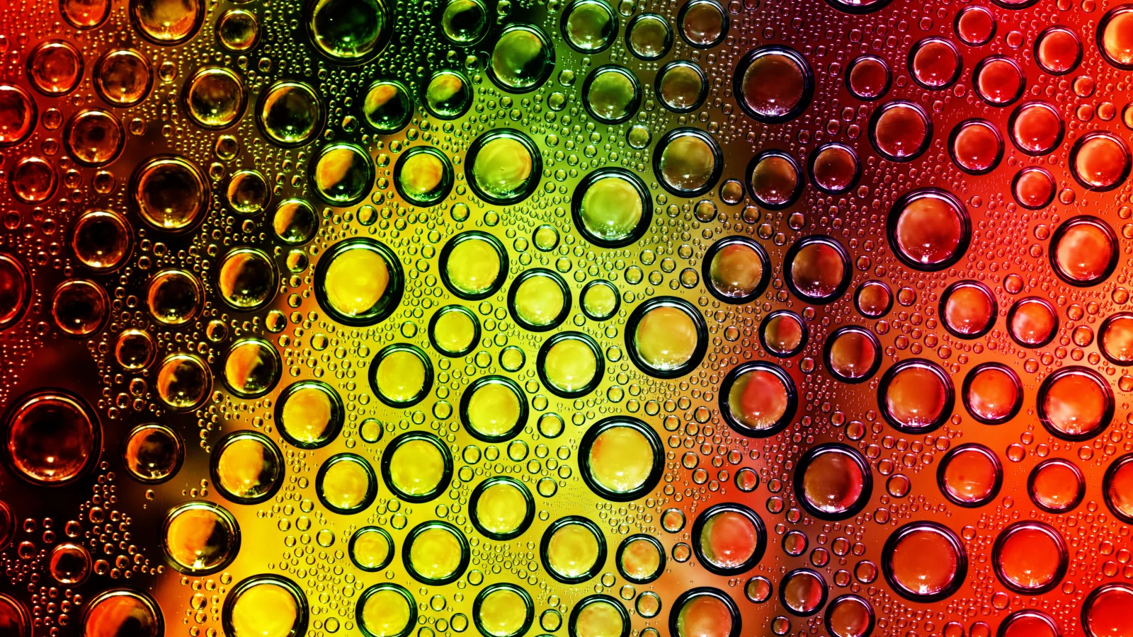 капли, стекло, поверхность, вода