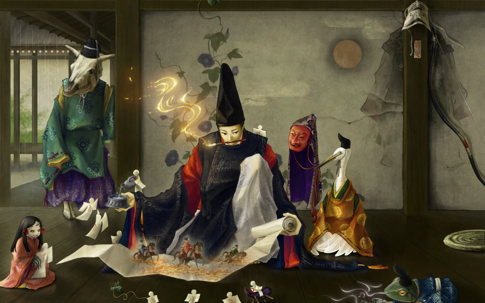 создания, оригами, художник, сказочные, япония, origami