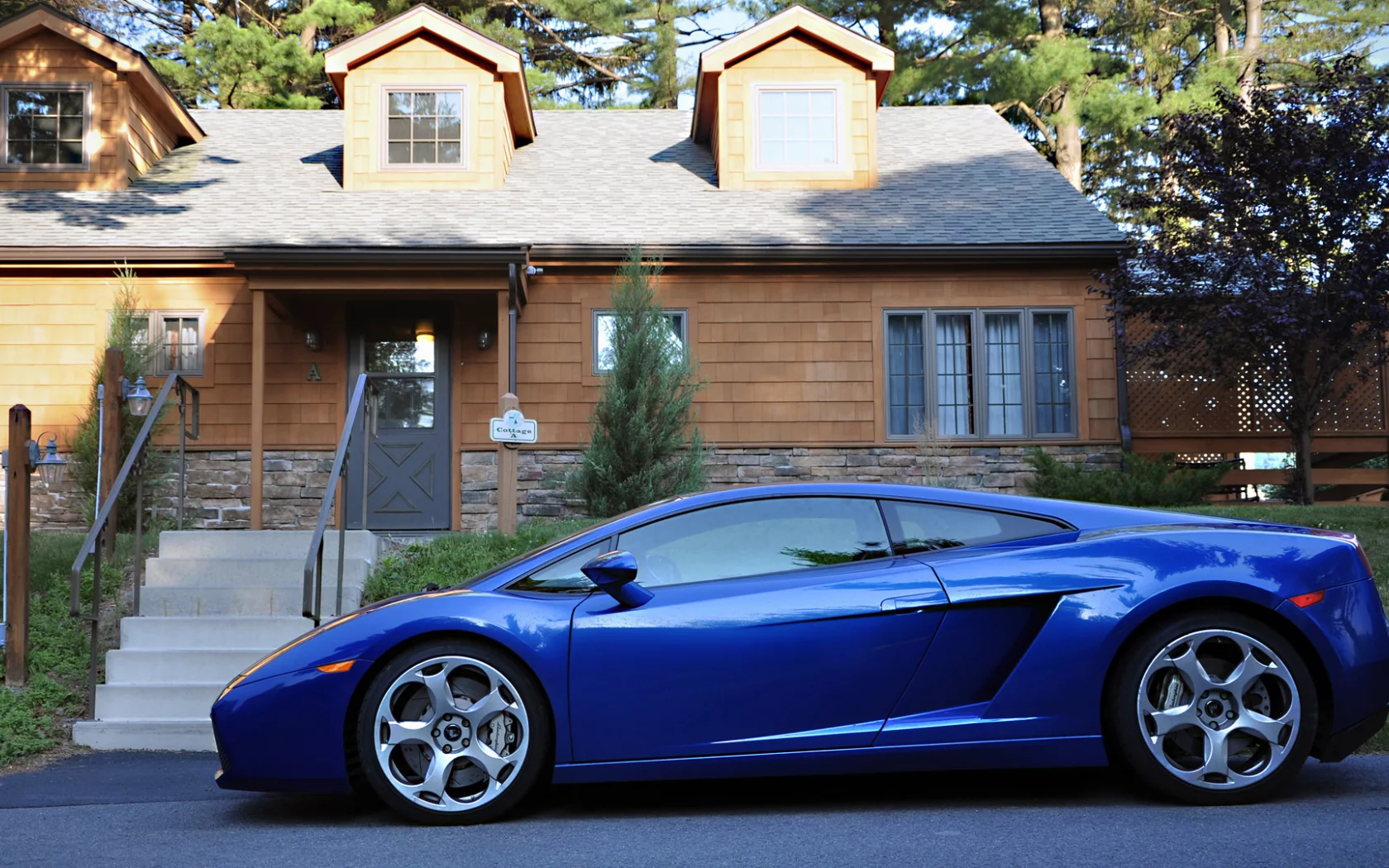 lamborghini, дом, диски, синяя, галардо, ламборджини