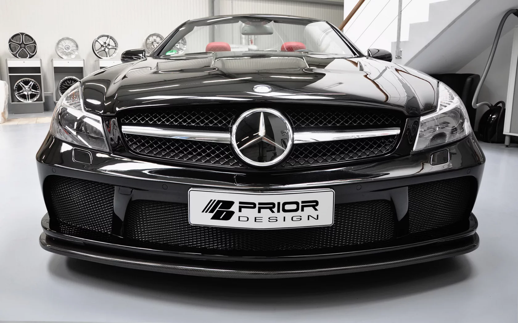 1920x1200, машина, car, mercedes-benz sl r230 black edition, prior design, tuning