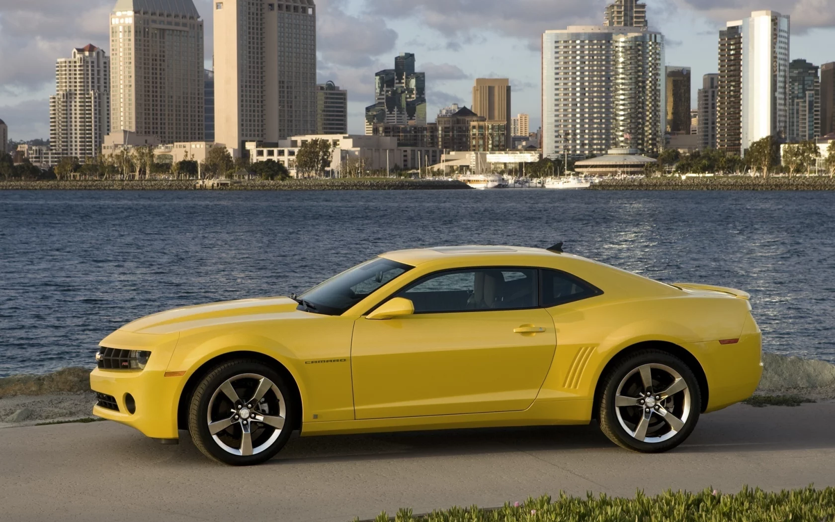 camaro, rs, желтый, chevrolet