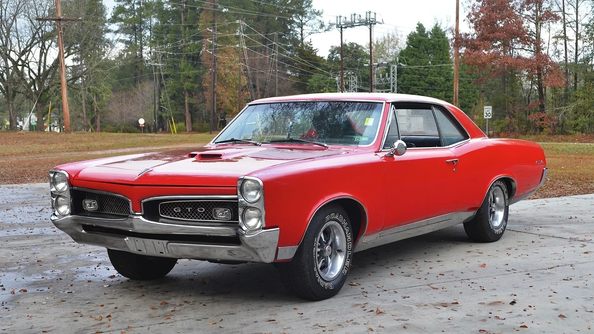 hardtop, понтиак, muscle car, 1967, red, coupe, pontiac, гто, красный, gto