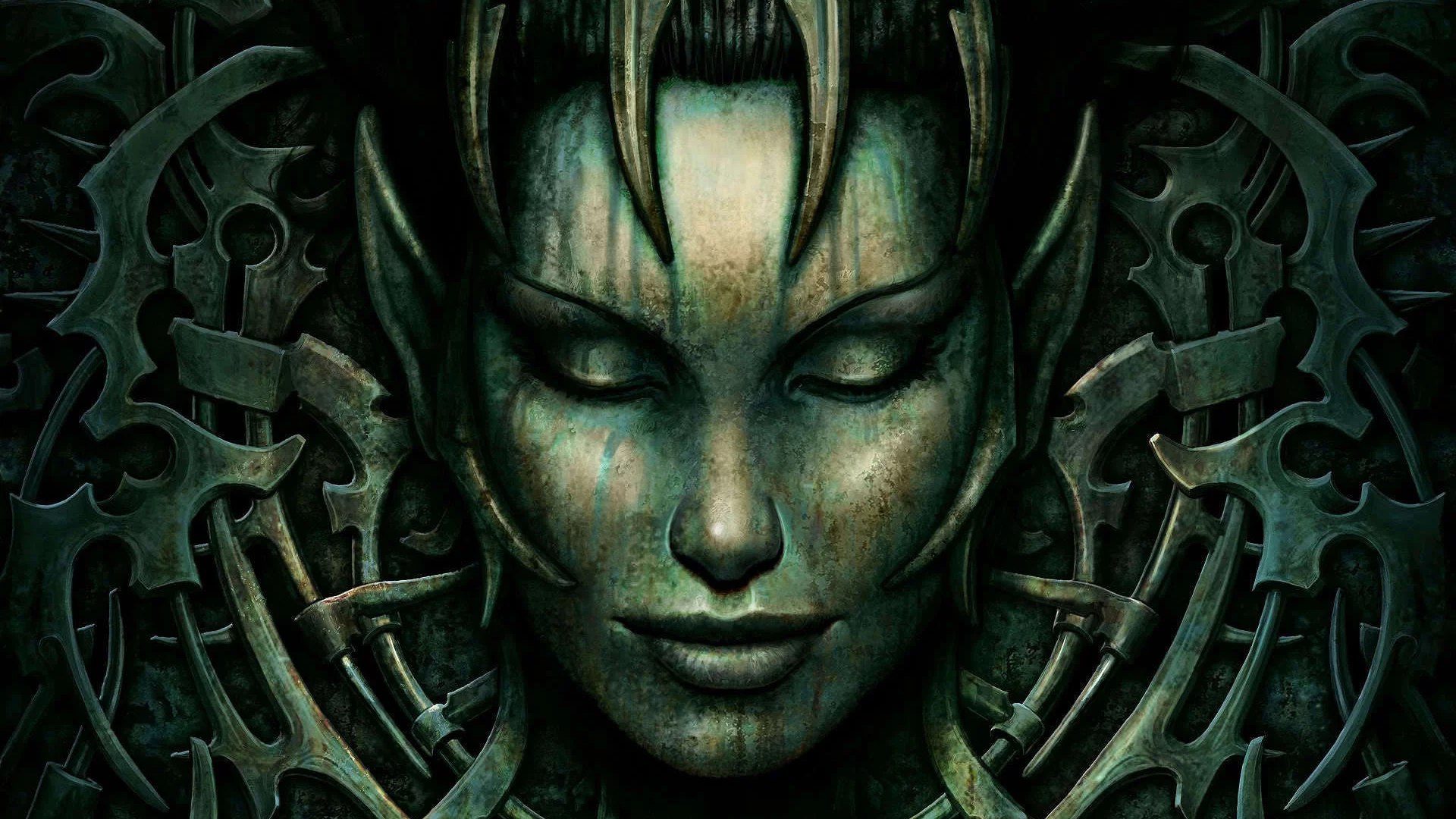 камень, spellforce, узор, эльф, 2, лицо