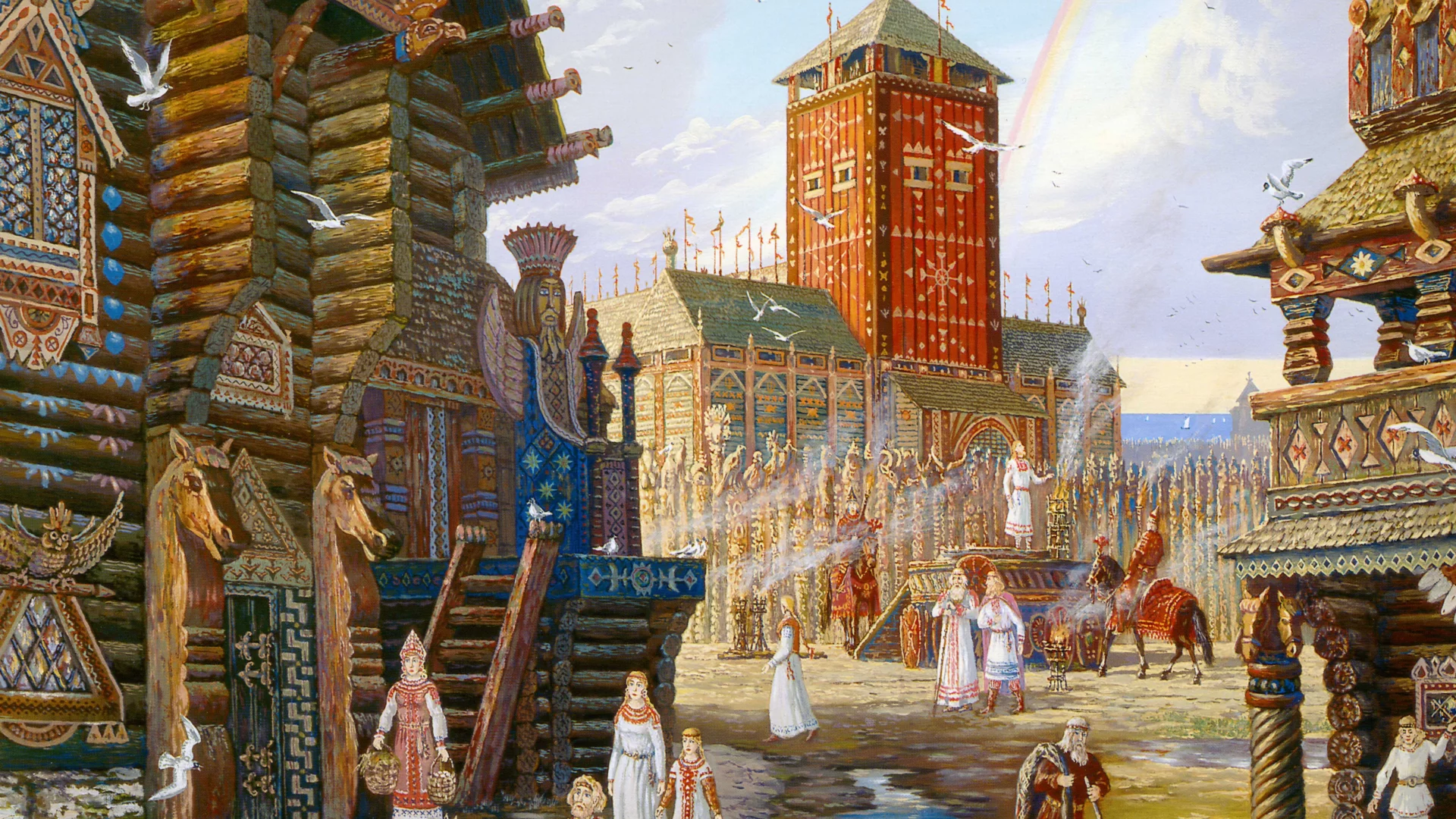 всеволод иванов, русь, радуга над арконой, история, предки
