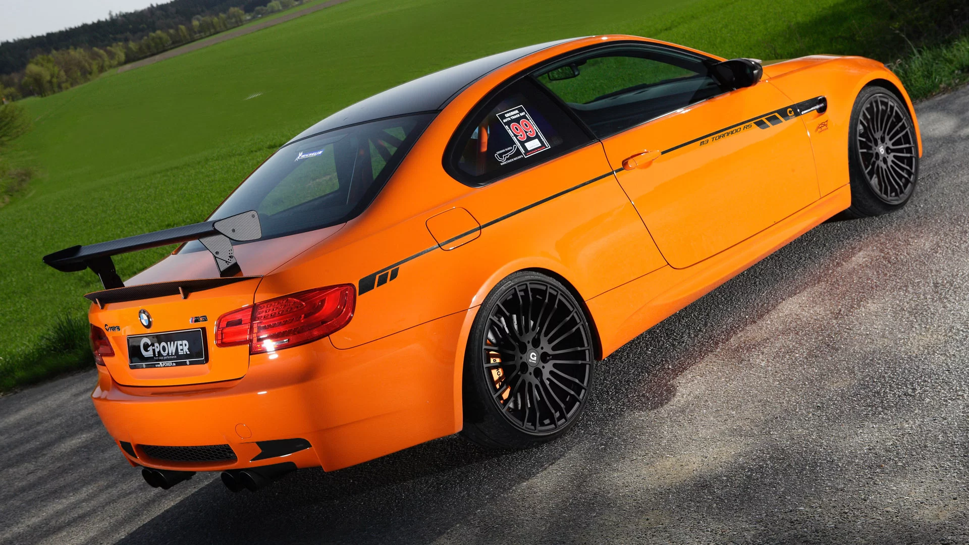 grass, car, g-power bmw m3 tornado rs, поле, 1920x1280, tuning, машина, трава, field