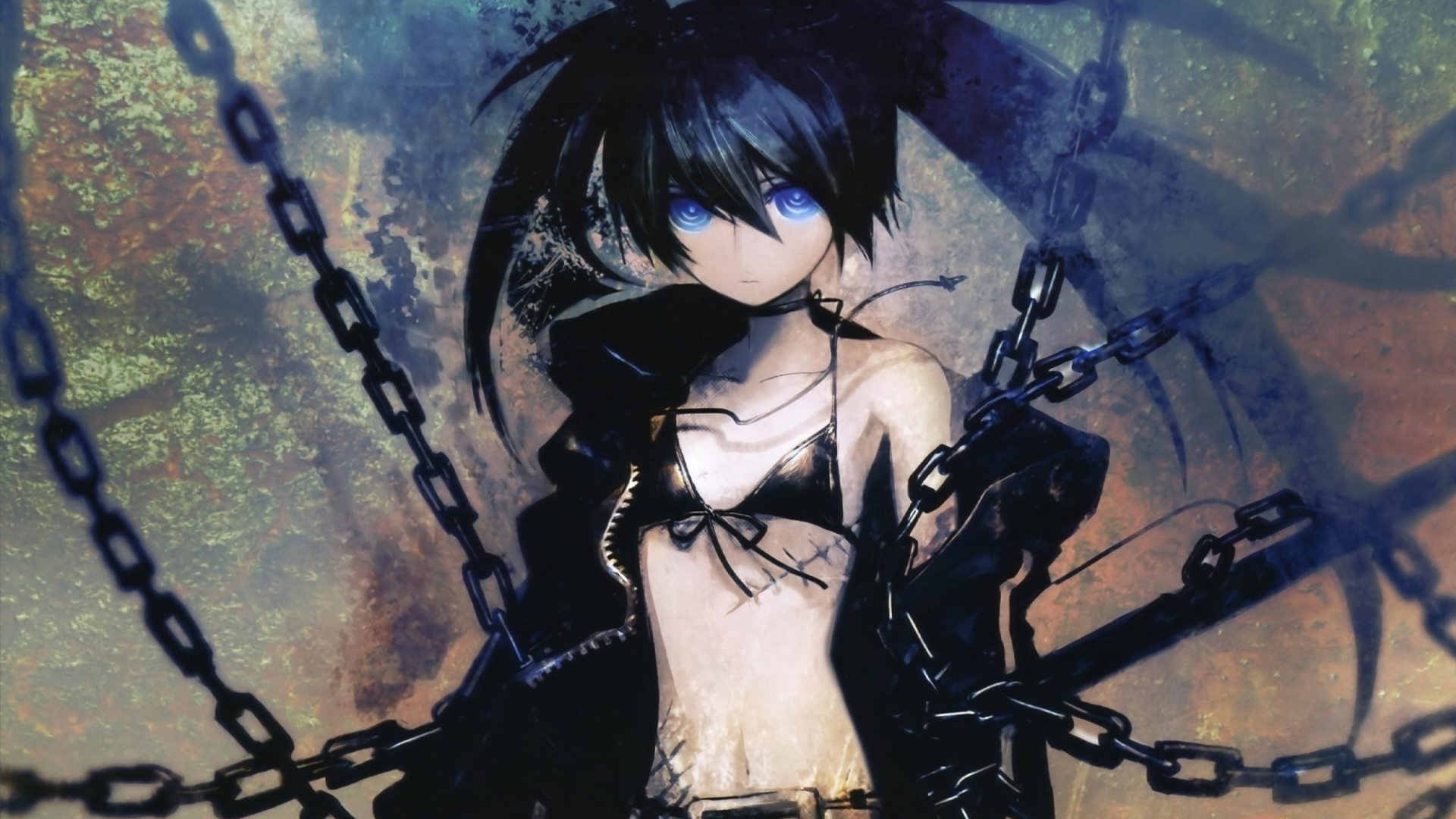 black rock shooter, мистика, brs, art, mato