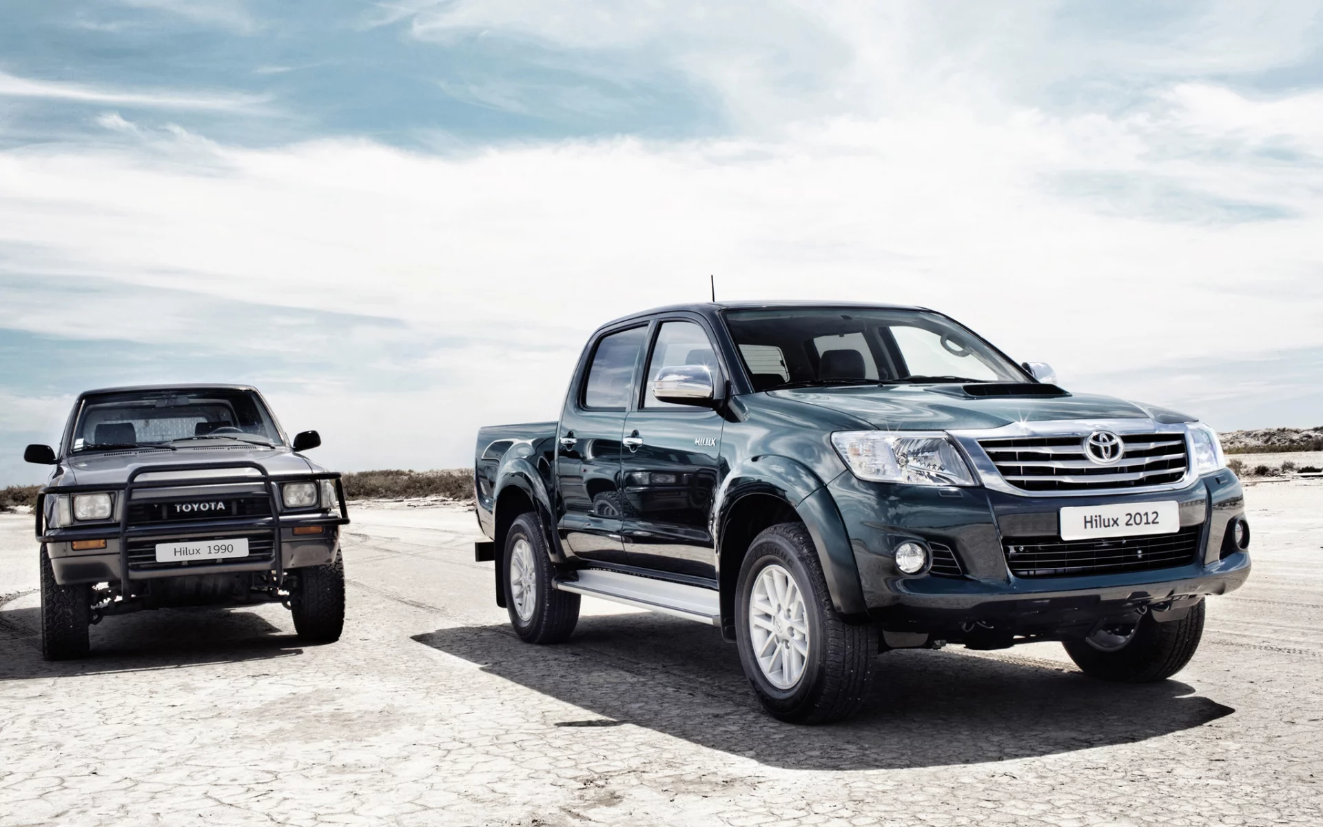 тойота, hilux, пикап, toyota, хайлюкс, старый и новый