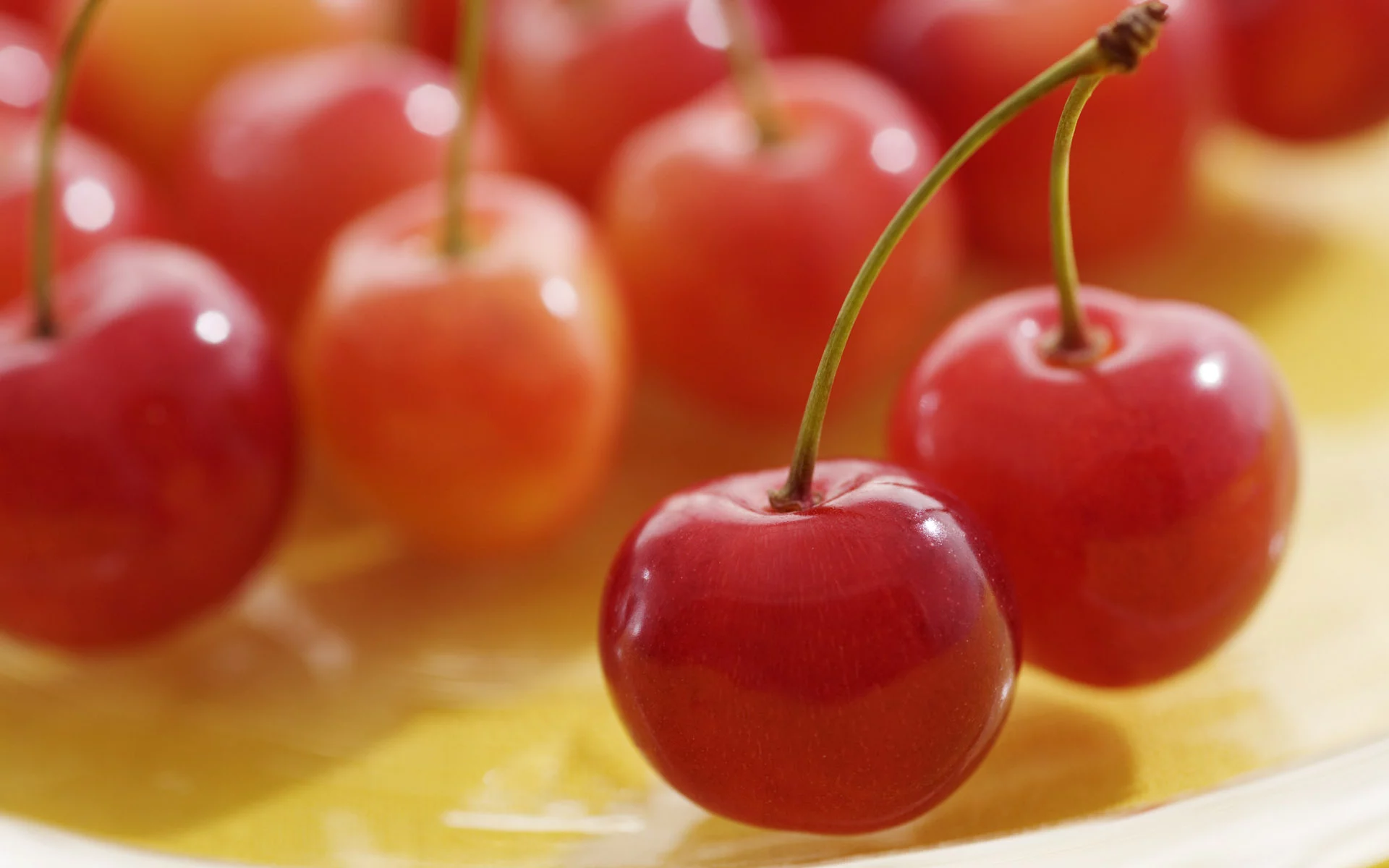 вишни, cherry, вишня, макро