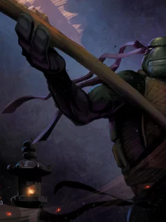 tmnt, donatello, черепаха, рисунок