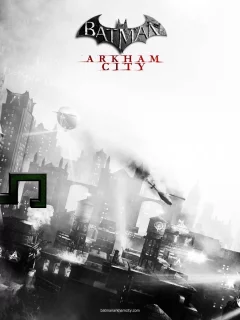 riddler, город, batman, риддлер, arkham city