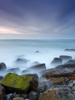 небо, камни, море