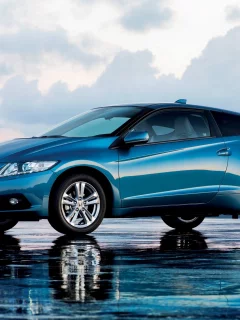 honda, отражение, небо, хонда, cr-z