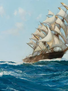 парусник, клипер, clipper, montague dawson