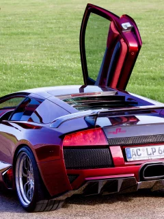 murcielago, задняя часть, lp640, ламбо-двери, lamborghini, jb car design, открытые двери