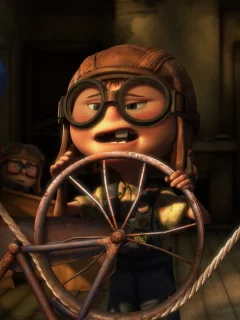 мультфильм, up, элли, pixar, вверх