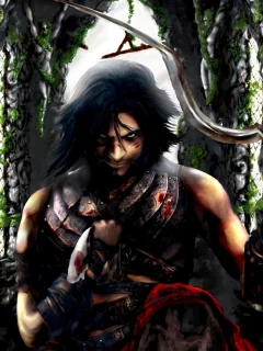 игра, замок, fanart, принц персии, оружие, prince of persia, арки, окна, game wallpapers, фанарт, warrior within, обои