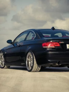 335i, задняя часть, бмв, bmw, 3 series, black, 360 three sixty forged, чёрный