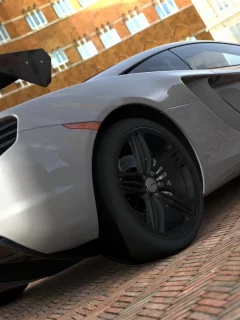 серая, mp4-12c, gran, слики, turismo, gt5