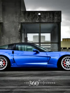 mesh eight, blue devil, z06, corvette