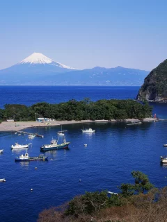 горы, гавань, пейзаж, остров, гавайи