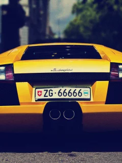 номер, lamborghini, murcielago