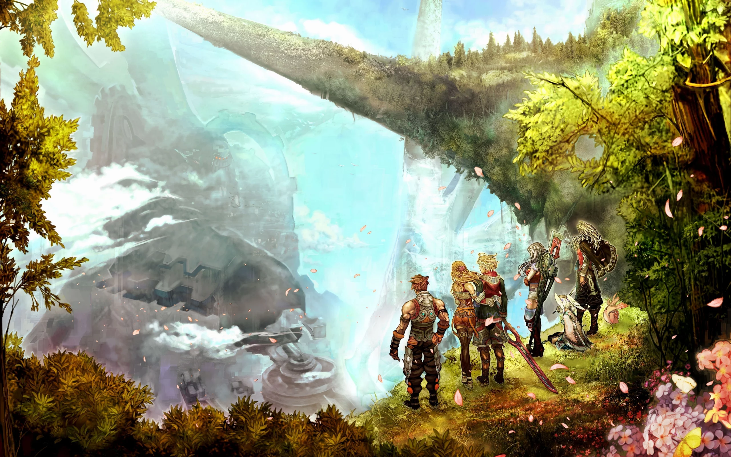 герои, арт, game, xenoblade, игра, nintendo