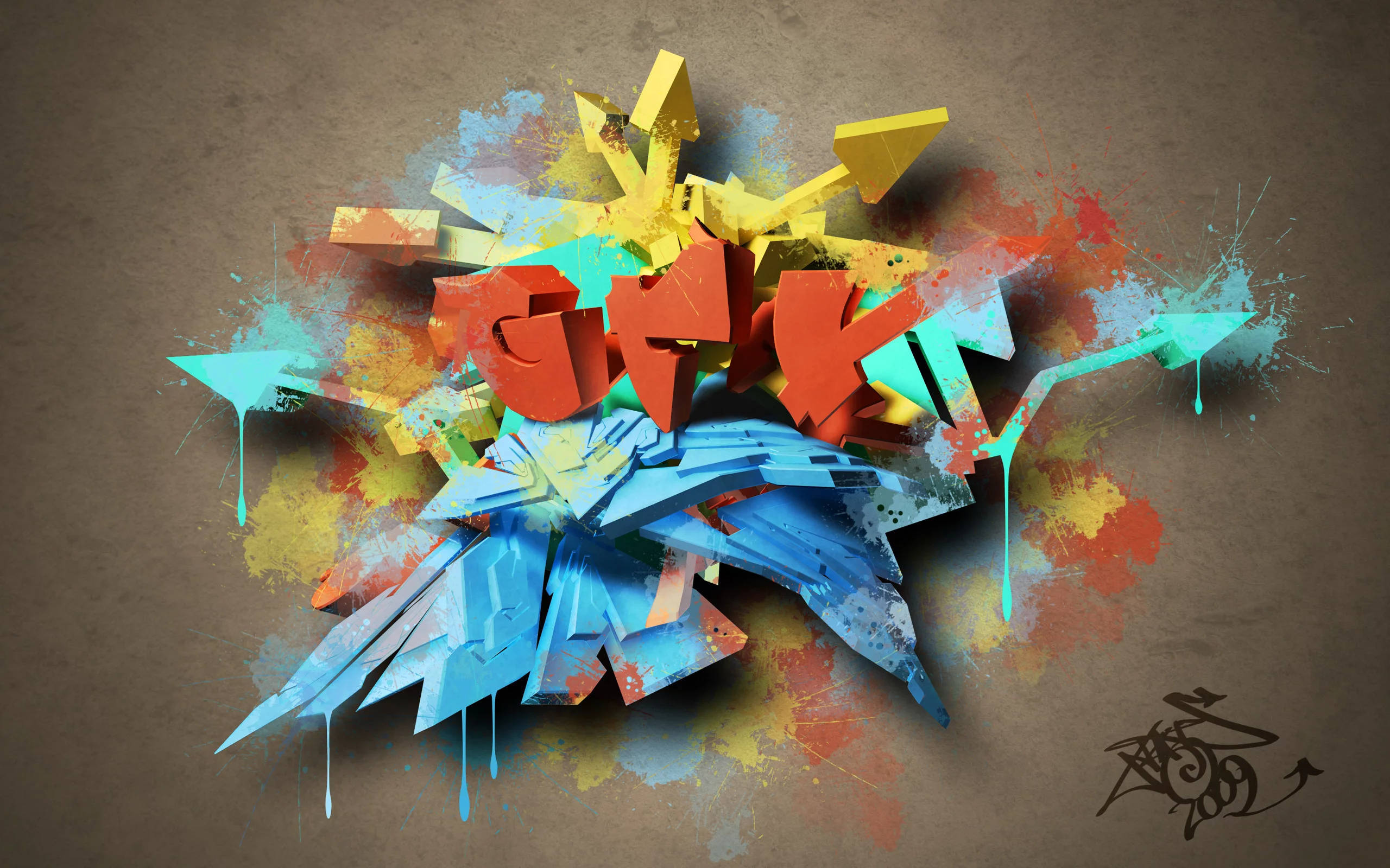 краски, splattergraf, граффити