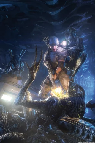 чужие, морпехи, aliens colonial marines