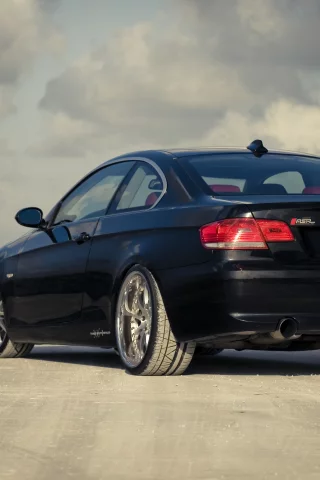 335i, задняя часть, бмв, bmw, 3 series, black, 360 three sixty forged, чёрный