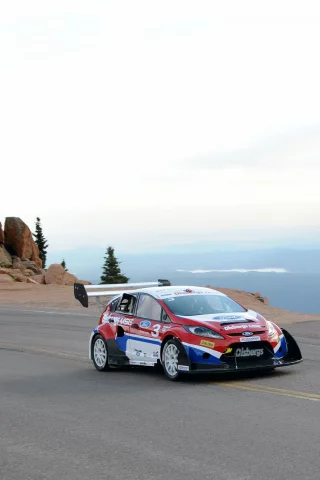 rallycross, fiesta, горы, ford