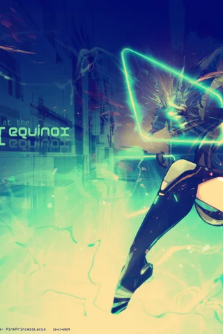 mecha, blue eyes, ecchi