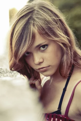 улица, девушка, взгляд