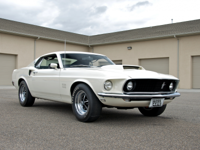 429, muscle car, 1969, мустанг, босс, white, ford, форд, boss, mustang
