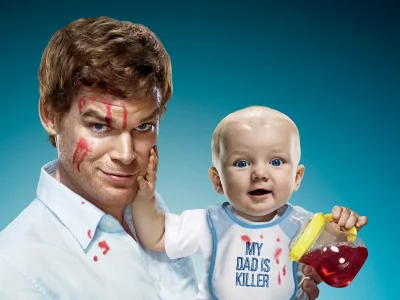 dexter, сериал, майкл си холл, ребенок