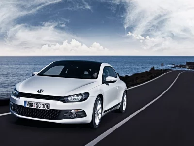 scirocco, белый, volkswagen