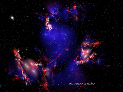 туманность, бесконечность, independence nebula, свет, stars