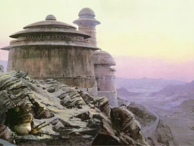 татуин, star wars, крепость, джаба, пустыня, горы
