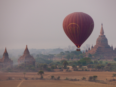 бирма, сергей доля, воздушный шар, храм