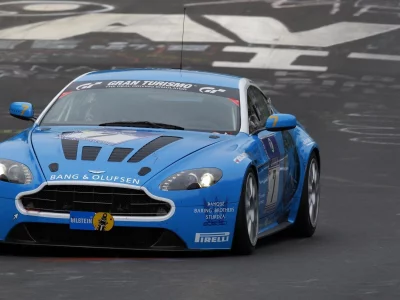 aston martin, v8, rase