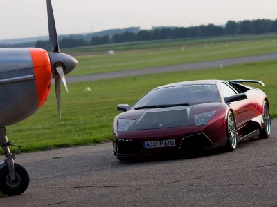 super, lamborghini, ламборгини, аэродром, самолёт, фото, auto, суперкар, wallpaper, обои, тачки, авто, ламборджини, cars