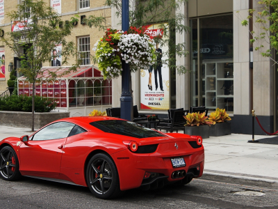 кафе, магазин, ferrari 458 italia