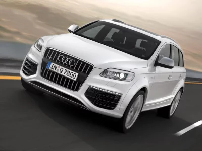 машина, audi q7 v12 tdi quattro, road, дорога, скорость, car, speed