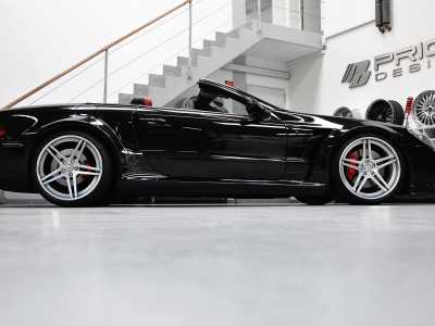 mercedes-benz sl r230 black edition, tuning, машина, prior design, 1920x1200, car