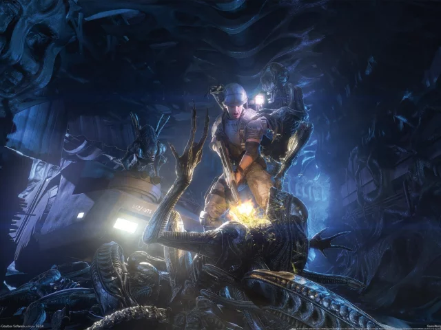 чужие, морпехи, aliens colonial marines